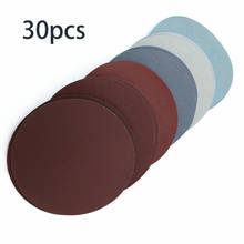 Round Sandpaper 30pcs Sanding Discs Hook Loop Polishing Grinding Burrs Welding 2024 - buy cheap