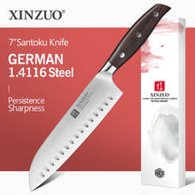XINZUO 7 Inch Santoku Knife GERMAN DIN1.4416 Steel Kitchen Knife Sharp Stainless Steel Japanese Style Chef Knives Kitchen Tool 2024 - buy cheap