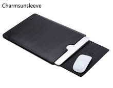 Charmsunsleeve-funda ultrafina para Apple MacBook Pro, Funda de cuero de microfibra para ordenador portátil, 16 pulgadas, 2019 2024 - compra barato