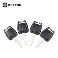 KEYYOU 2 Buttons Smart Remote car Key Shell For Chevrolet With Key Blade Replacement Auto Keyless Entry Case 2024 - buy cheap