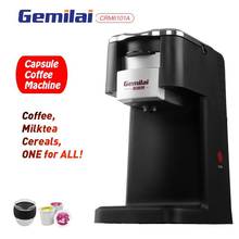 Household fully automatic capsule coffee machine commercial use espresso coffee maker infusing tea machine certified drink maker 2024 - купить недорого