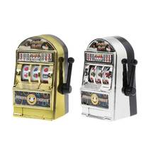 OOTDTY 1pc Lucky Jackpot Mini Fruit Slot Machine Fun Birthday Gift Kids Educational Toy  Mini Game Machine 2024 - buy cheap