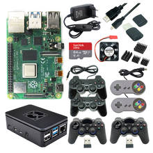 Raspberry Pi 4 2GB 4GB RAM Game kit with USB Gamepad Joystick Acrylic Case SD Card Power Supply for Raspberry Pi 4 Model B Pi 4B 2024 - buy cheap