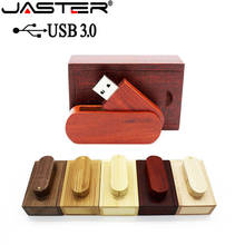 USB 3.0 (over 1 PCS free LOGO) Wooden USB +box USB Flash Drive pendrive 8GB 16G 32GB 64GB Memory stick photography wedding gift 2024 - buy cheap