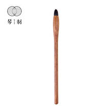 Qinzhi profissional artesanal maquiagem escova 17 lápis sombra de olho pincel de mistura macio azul esquilo cabra cabelo pincéis de maquiagem 2024 - compre barato