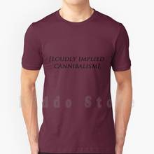 Camiseta de algodón para hombre, camisa con estampado de cannibalismo de alta definición, Hannibal Nbc, Hannibal, Lecter, Fandom 2024 - compra barato