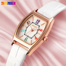 SKMEI Vintage Quartz Women Watches Top Brand Luxury Ladies Dress Wristwatch Leather Strap Female Girl Clock Relogio Feminino 2024 - buy cheap