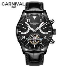 CARNIVAL Brand Fashion Automatic Watch Man Luxury Waterproof Luminous Mechanical Diving Military Wristwatches Relogio Masculino 2022 - buy cheap