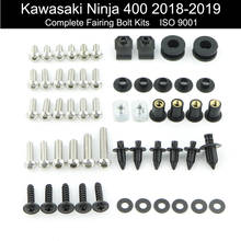 Для Kawasaki Ninja 400 2018 2019 полный обтекатель Болты Комплект болты для кузовных работ гайка обтекатель зажимы болт из нержавеющей стали 2024 - купить недорого