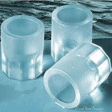 Forma de cubo de gelo 3d, suporte criativo com 4 copos, forma de novidade para presentes, festa no verão, cozinha, utensílios para beber 2024 - compre barato