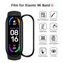 Protector de pantalla curvado 3D para Xiaomi Mi Band 6, película protectora de cristal suave de cobertura completa, accesorio de pulsera para Mi Band 6, 5 y 4 2024 - compra barato