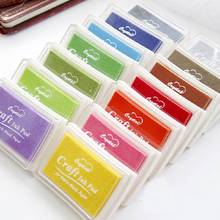 DHL Free Shipping 200pcs New Nice color big craft Ink pad/ Stamp inkpad set for DIY funny work 2024 - buy cheap