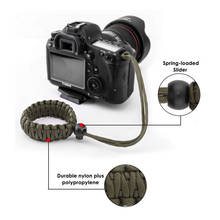 Ремешок на запястье для камеры, Паракорд, плетеный браслет для Nikon, Canon, Sony, Pentax, Panasonic, DSLR 10 шт. 2024 - купить недорого