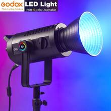 Godox-luz led rgb bicolor sz150r, 150w, 2800k-6500k, 37 fx, aplicativo cri 97/dmx/2.4g, com zoom, bolsa para transporte 2024 - compre barato