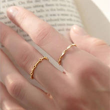 Personalidade onda anéis definir para senhora jóias de qualidade superior anel feminino charme prata chapeado dedo acessórios presente aniversário da menina 2024 - compre barato