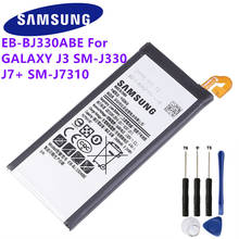 Samsung-bateria original de 2400mah para samsung galaxy, j3 2017 com tamanhos de 20 m, j330fn, j330g 2024 - compre barato