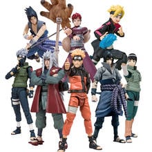 Bandai Genuine SHF Naruto Rock Lee Hatake Kakashi Uchiha Itachi Jiraiya Action Figure Model Toys 2024 - buy cheap