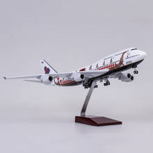47CM 1:150 Airplane Model Toys Aviation Thai Airways Dragon Boat 747 B747 Diecast Resin Aircraft with Light Wheel Gifts Display 2024 - buy cheap