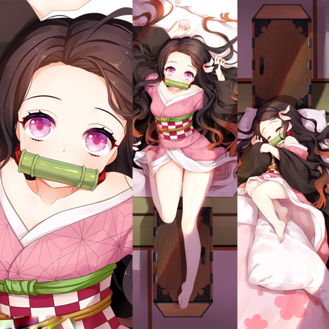 Buy Anime Demon Slayer Kimetsu No Yaiba Kamado Nezuko Sexy Girls Pillow Cover Otaku Dakimakura Hugging Body Pillowcase Newly Design In The Online Store Animeotakuhome Store At A Price Of 40 3 Usd