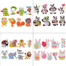 New arrive 5D DIY Diamond Painting Kits Animal Diamond Stickers by Number Kits arts for Kids and Adult Beginners Crafts Making 2024 - buy cheap
