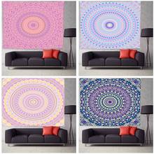 Flower Print Wall Hanging Tapestry Bedroom Polyester Bohemian Wall Blanket Wall Art Decor for Dorm Living Room Background Cloth 2024 - buy cheap