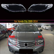 Capa transparente para lente do farol de carro, para honda city 2009, 2010, 2011, 2012, 2013, peça de reposição 2024 - compre barato