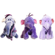 1 peças/lote o elefante pelúcia boneca presente brinquedos para crianças 2024 - compre barato