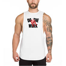 Fitness Shark Mens Gym Tank top men Fitness sleeveless t shirt Male cotton breathable Sports vest Undershirt Gym Running vest 2024 - buy cheap