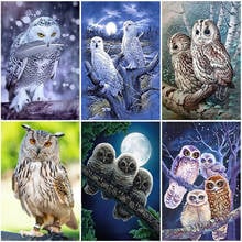 DIY Owl 5D Diamond Painting  Full Square Drill Animal Diamond Embroidery Mosaic Cross Stitch Rhinestone Home Decor Wall Art 2024 - buy cheap