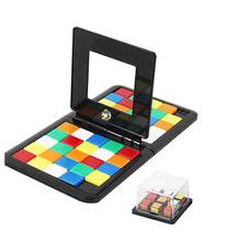 Cubo de rompecabezas 3D para niños y adultos, juego de mesa de cubo de carreras, juguete educativo, juego de doble velocidad, cubos mágicos 2024 - compra barato