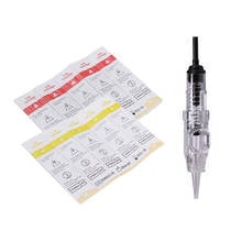 Tattoo Needles 1RL 10piece Cartridge Needles Disposable Sterilized Tattoo Permanent Makeup Needles Tips for Eyebrow lip 2024 - buy cheap