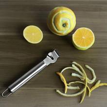 Descascador de limão em aço inoxidável, ralador de limão, laranja, lima, ralador de frutas, faca de bar, acessórios de cozinha 2024 - compre barato