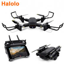 Halolo-drone de controle remoto, quadricóptero com câmera 4k hd, 1080p, fpv, helicóptero, controle por rádio, selfie, vs e58, sg700 2024 - compre barato