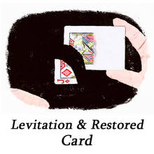 Levitation & Restored Card Magic Tricks Playing Card Close Up Street Illusion Gimmick Mentalism Puzzle Toy Magia Card Funny 2024 - buy cheap