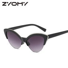 Q-gafas de sol de estilo Retro para mujer, lentes de sol de diseñador de lujo, estilo Retro Vintage, con ojos de gato y montura de leopardo, Sexy 2024 - compra barato