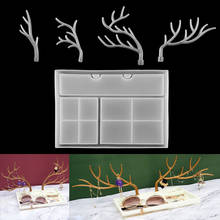 1set Big Antler Jewelry Display Stand Silicone Molds Tree Storage Rack Tray Epoxy Resin Mold For DIY Jewelry Making Supplies 2024 - buy cheap