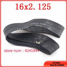 Free shipping Electric bicycle inner tube 16X2.125 bike Inner Tube  with a Bent Angle Valve Stem 2024 - buy cheap