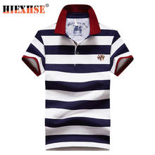 High Quality Striped 3D Embroidery Polo Shirt Casual Polo Shirts men's Short sleeve polo shirt 2020 New Arrival polosshirt 2024 - buy cheap