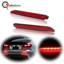 Gtinthebox 3D Optic Red Lens Red LED Rear Bumper Reflector Light, Rear Fog Lights, Tail Lights, Brake Lights For Lexus Toyota 2024 - buy cheap