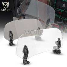 Motorcycle Windshield Extension Spoiler Windscreen Air Deflector For Honda VTR1000F VRX400 VTX 1300 1800 X-11 XADV 300 750 1000 2024 - buy cheap