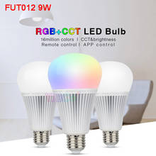 Miboxer 9W RGB+CCT LED Bulb FUT012 E27 light AC100~240V Smart led lamp 2.4G Remote /APP Control 2024 - buy cheap