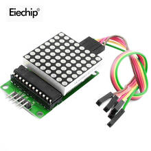 Módulo de matriz LED MAX7219, módulo de Control MCU de 8x8 para interfaz Arduino 5V, entrada de salida de cátodo común, 8x8 2024 - compra barato