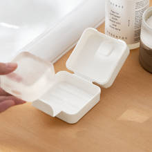 Портативный мыльница белые пластиковые проездные для вторичной переработки легко носить мыла блюда коробки 2024 - купить недорого
