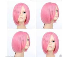 shun peruca hair queen cosplay HOT sell A $#New Haruno sakura Cosplay Wig Pink Short Wig 2024 - buy cheap