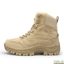 Military Boots Men Special Force Tactical Shoes Outdoor Desert Nonslip Combat Boots Waterproof Wearable Man Hiking Hunting Boots 2024 - buy cheap