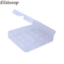 Elistooop-caja de almacenamiento de batería, contenedor transparente de Color para 4x18650 2024 - compra barato