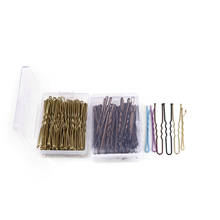 100pcs U Shaped Alloy Hairpins Waved Hair Clips Simple Metal Bobby Pins Barrettes Bridal Hairstyle Tools Accessories 2024 - buy cheap