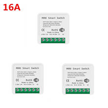 Smart Switch Module 10A/16A Mini Wireless Remote Control Switch Relay Home Hotel WiFi Smart Breaker Works with Alexa Google Home 2024 - buy cheap