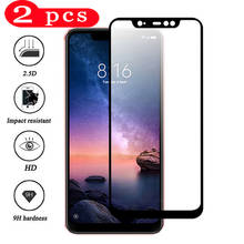 2Pcs for xiaomi redmi note 8 pro 8A tempered glass note 7 pro 7A phone screen protector no the glass smartphone protective film 2024 - compre barato