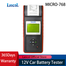 LANCOL MICRO-768 12V Digital Battery Analyzer Automotive Battery Tester Car battery Tester With Printer For Car Repair Shop 2024 - buy cheap